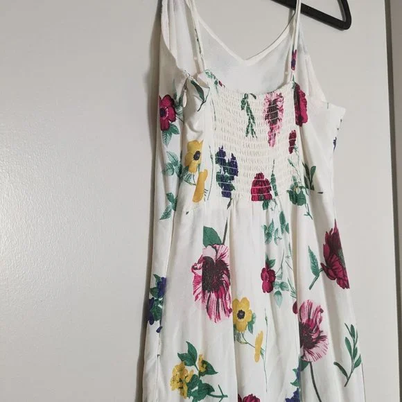 GAP | Dresses | Gap Fit And Flare Cami Floral Midi Dress Size S | Poshmark